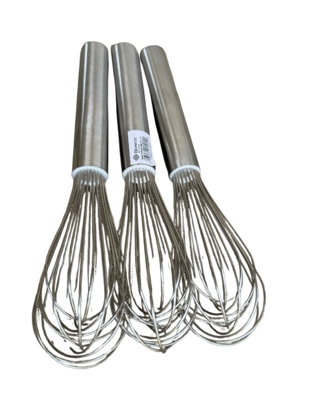 Piano Whip, 10”  Stainless Steel Hand Whisk Lot of 3